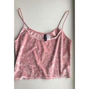 • suede strappy crop top •